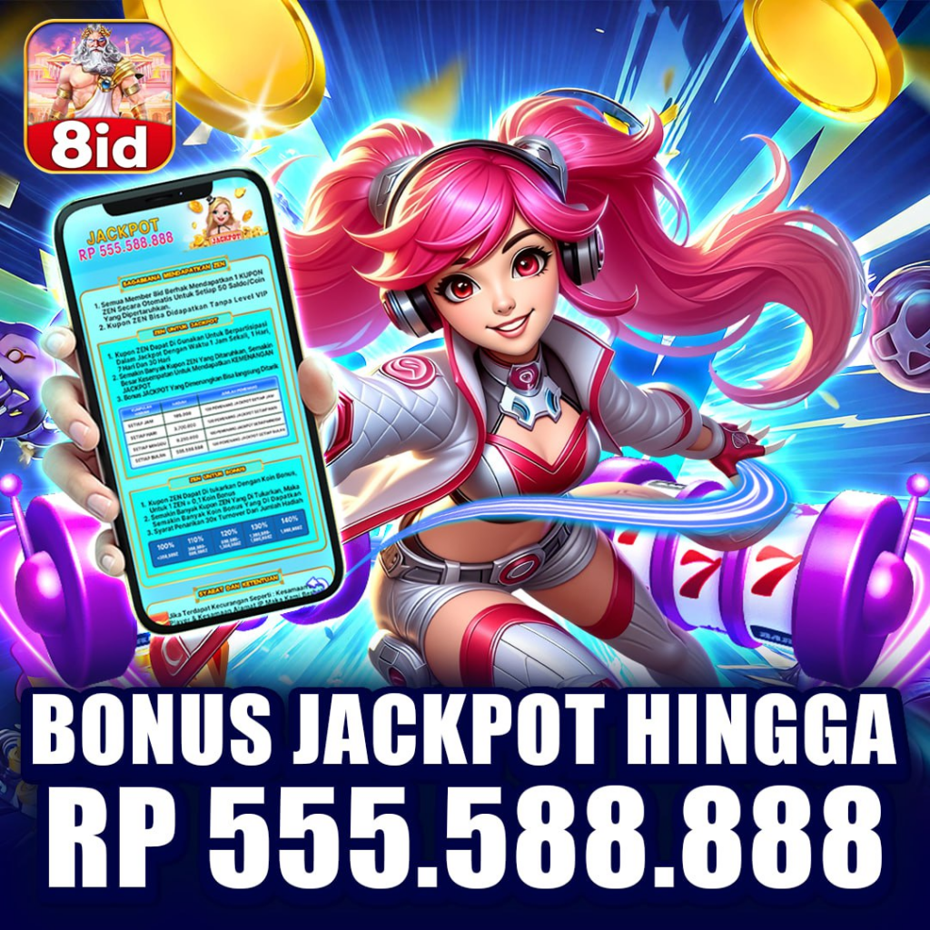 8ID APK Download bonus jackpot hingga RP 555.588.888